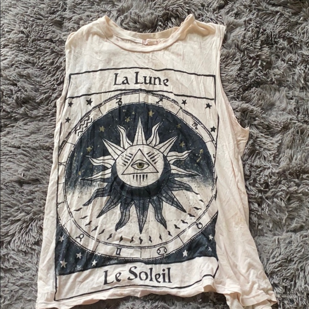Moon Graphic Tank Top